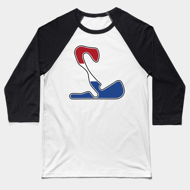 Circuit Park Zandvoort [flag] Baseball T-Shirt by sednoid